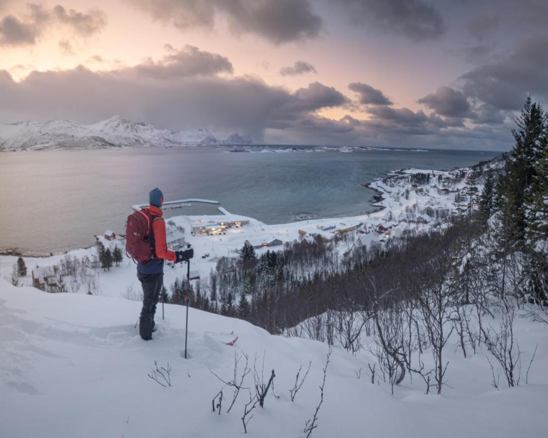 Skagi Bed & Lodge Skaland Bagian luar foto