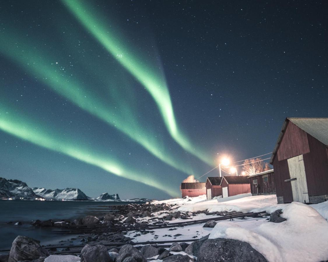 Skagi Bed & Lodge Skaland Bagian luar foto